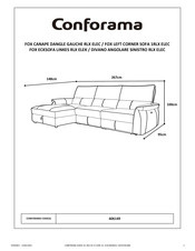 CONFORAMA 606149 Bedienungsanleitung