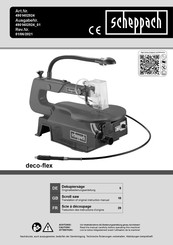 Scheppach deco-flex Original Bedienungsanleitung
