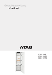 Atag KD84178AFC/A01 Bedienungsanleitung