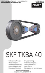 Skf TKBA 40 Bedienungsanleitung