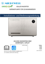 MICROWELL HP2800 SILVER INVERTER PRO Installations- Und Bedienungsanleitung
