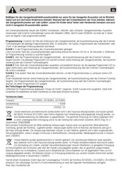 LiftMaster TX4UNIS-02 Bedienungsanleitung