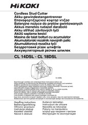 HIKOKI CJ 18DSL Bedienungsanleitung