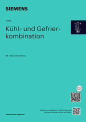 Siemens KF96R Serie Gebrauchsanleitung