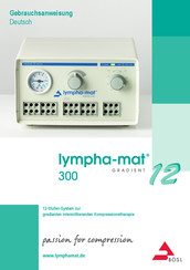 BÖSL lympha-mat 300 GRADIENT Gebrauchsanweisung