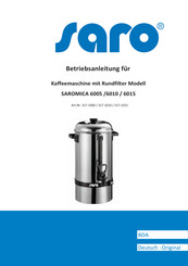 Saro SAROMICA 6015 Betriebsanleitung
