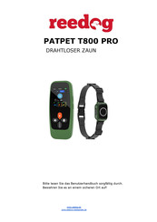 Reedog PATPET T800 PRO Benutzerhandbuch