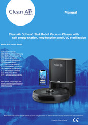 Clean Air Optima RVC-002B Smart Gebrauchsanweisung
