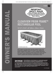 Intex CLEARVIEW PRISM FRAME Benutzerhandbuch