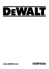 DeWalt DCMPH566 Bedienungsanleitung