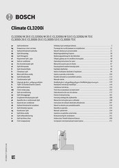 Bosch Climate CL3200i Bedienungsanleitung Für Den Betreiber
