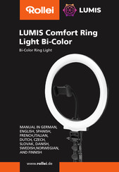 Rollei LUMIS Comfort Ring Light Bi-Color Bedienungsanleitung