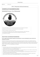Bestway FlowClear 58675 Gebrauchsanweisung