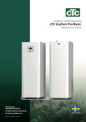 CTC EcoPart Basic i425 Installations- Und Wartungsanleitung