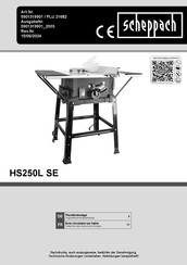 Scheppach PLU 21682 Original Bedienungsanleitung