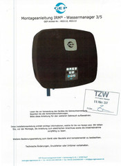 GEP 402113 Montageanleitung