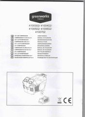 GreenWorks Tools 4100402 Bedienungsanleitung