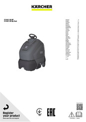 Kärcher CV 60/1 RS BP Bedienungsanleitung