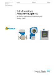 Endress+Hauser Proline Promag H 500 Betriebsanleitung