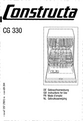 CONSTRUCTA CG 330 Gebrauchsanweisung