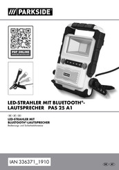 Parkside PAS 25 A1 Bedienungs- Und Sicherheitshinweise