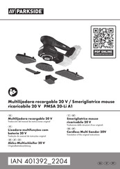 Parkside PMSA 20-Li A1 Originalbetriebsanleitung
