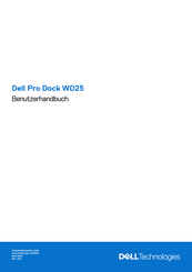 Dell Pro Dock WD25 Benutzerhandbuch