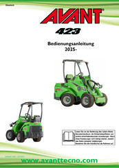 Avant 423 Bedienungsanleitung