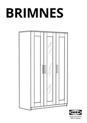 IKEA BRIMNES Bedienungsanleitung