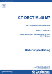 CeoTronics CT-DECT Multi M7 Bedienungsanleitung