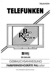 Telefunken PALcolor TELE-01274 Gebrauchsanweisung