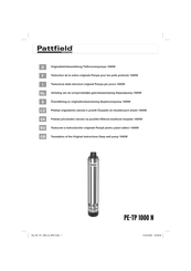 Pattfield PE-TP 1000 N Originalbetriebsanleitung