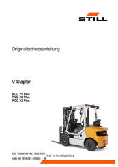 Still RCD 30 Plus Originalbetriebsanleitung
