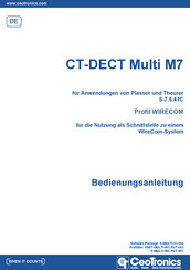 CeoTronics CT-DECT Multi M7 Bedienungsanleitung
