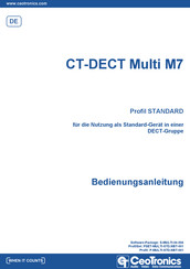 CeoTronics CT-DECT Multi M7 Bedienungsanleitung