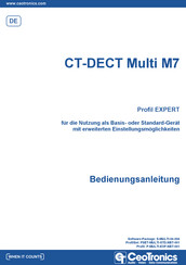CeoTronics CT-DECT Multi M7 Bedienungsanleitung