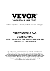 VEVOR TWB-20GAL-D3 Benutzerhandbuch