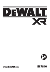 DeWalt DCF840D2T Originalanweisung