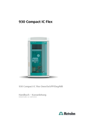 Metrohm 930 Compact IC Flex Handbuch