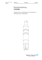 Endress+Hauser CCS50D Betriebsanleitung
