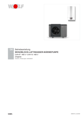 Wolf CHA-07/400 V Betriebsanleitung