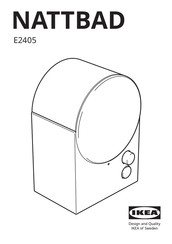 Ikea NATTBAD E2405 Bedienungsanleitung
