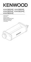 Kenwood KAX980ME Bedienungsanleitungen