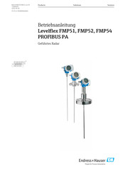Endress+Hauser Levelflex FMP54 PROFIBUS PA Betriebsanleitung