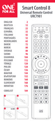 One for All Smart Control 8 Bedienungsanleitung
