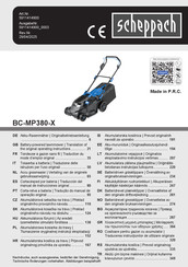 Scheppach BC-MP380-X Originalbetriebsanleitung