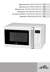 eta 1208 Bedienungsanleitung