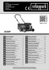 Scheppach SC55P Originalbetriebsanleitung