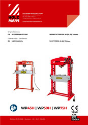 HOLZMANN-MASCHINEN WP75H Betriebsanleitung