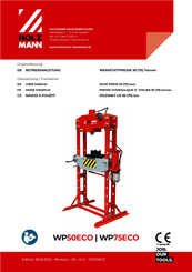HOLZMANN-MASCHINEN WP50ECO Betriebsanleitung